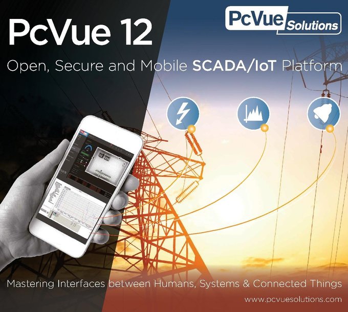 PcVue 12, la plataforma SCADA/IoT abierta, segura y movil !